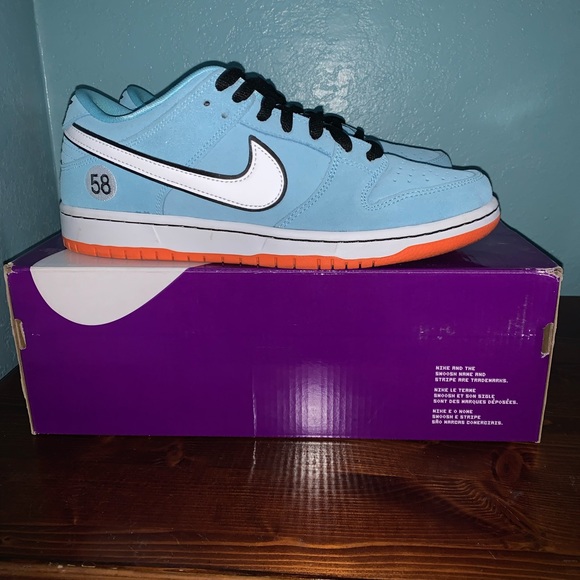 nike ab dunk low gulf 58 9.5 mens - Picture 4 of 8